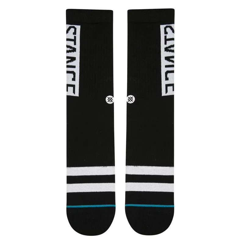 Stance OG Crew Sock in Black-1