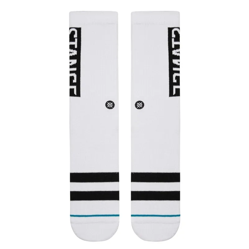 Stance OG Crew Sock in White-1