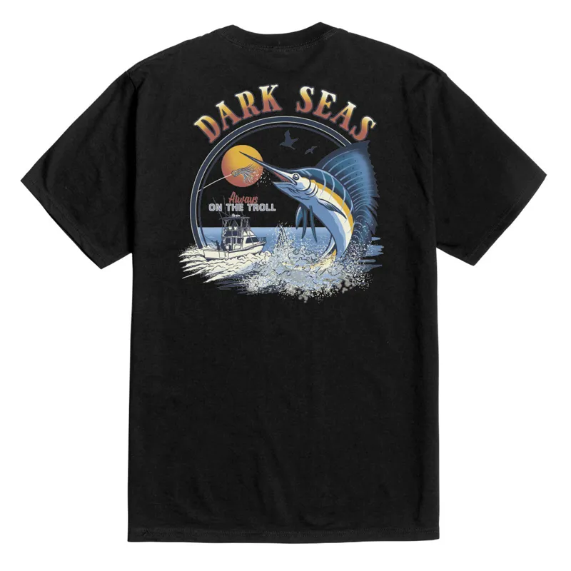 Dark Seas On The Troll Tee in Black
