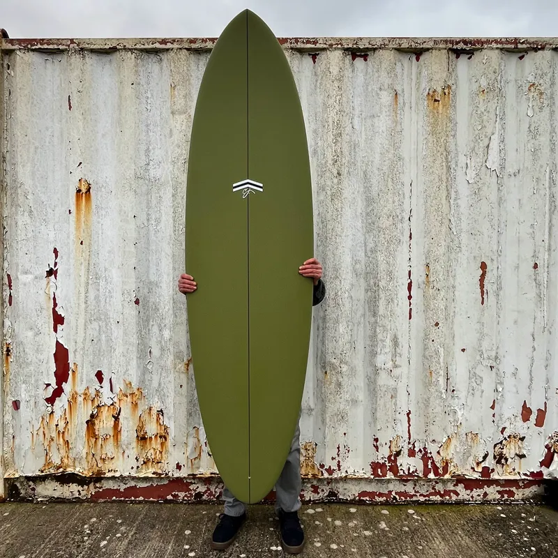 Thunderbolt Surfboards CJ Nelson Outlier X in Army - FCS2-1