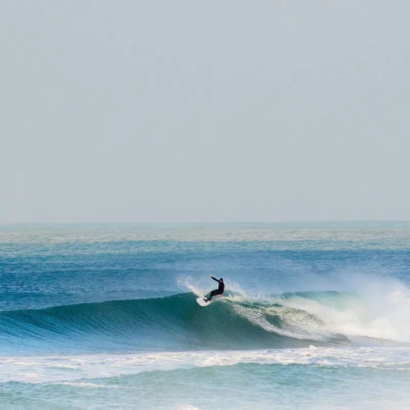 Skindog Surfboards Thunderbolt Red Ova in Silver - FCS2-4