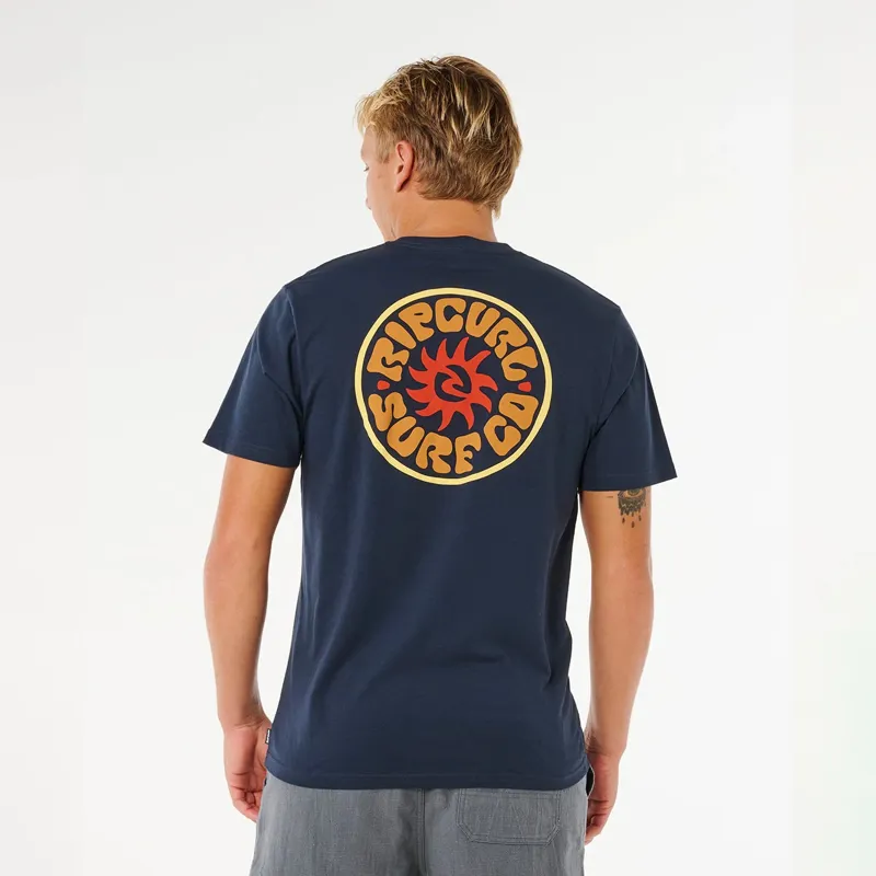 Rip Curl Pacific Rinse Circle Tee in Dark Navy