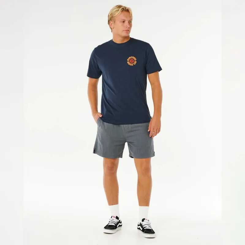 Rip Curl Pacific Rinse Circle Tee in Dark Navy-3