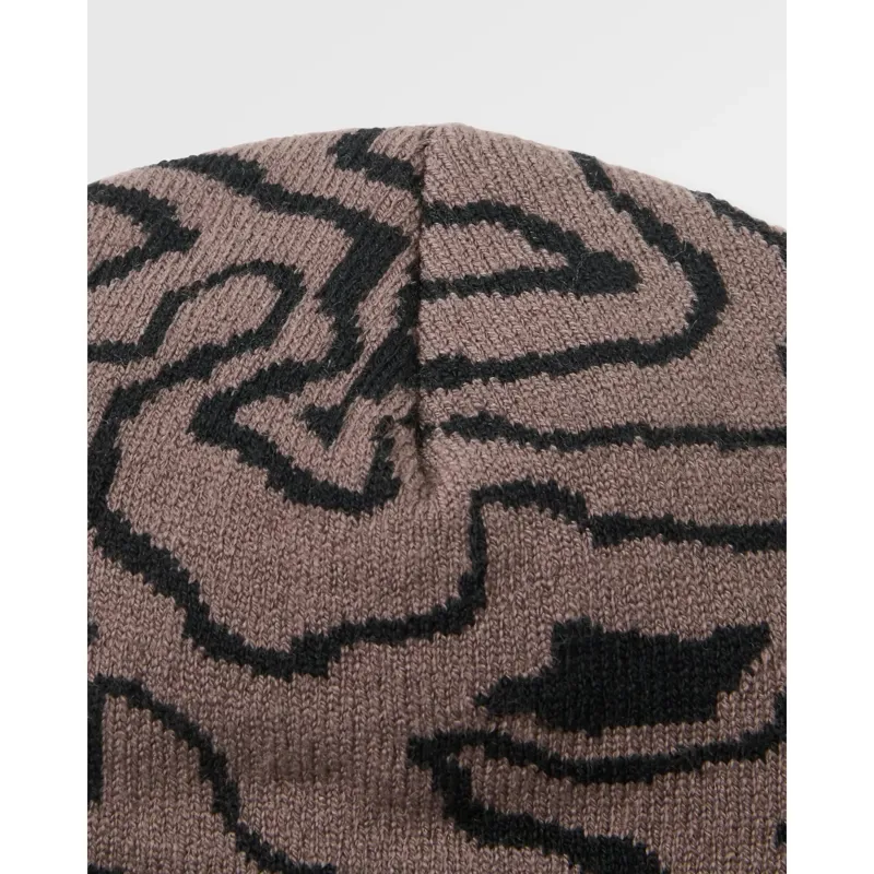 Passenger Amber Knit Beanie in Strata Swirl Black-3