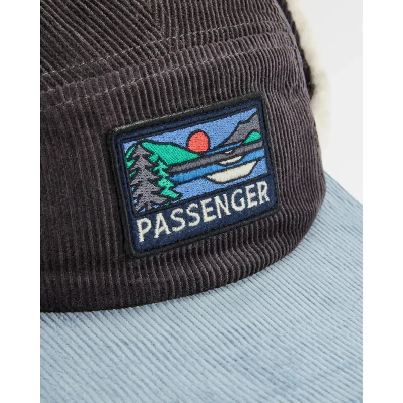 Passenger Daytime Sherpa Lined Cap in Charcoal-2
