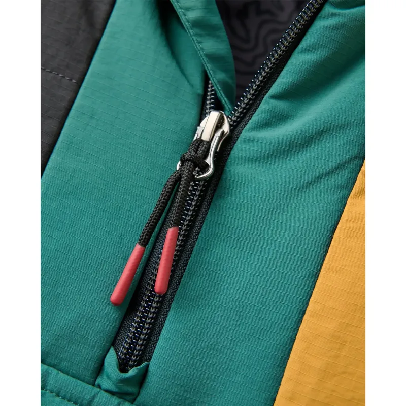 Passenger Oceanic Insulated Anorak in Faded Black/Deep Ocean-2
