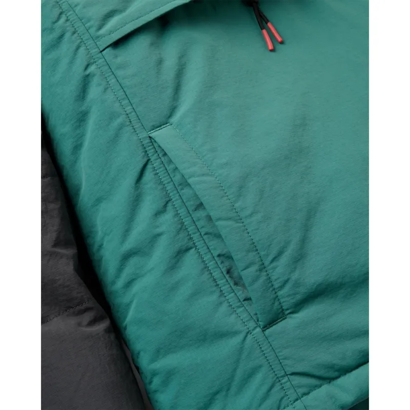 Passenger Oceanic Insulated Anorak in Faded Black/Deep Ocean-4