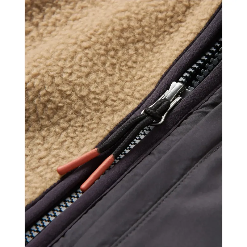 Passenger Offgrid 1/2 Zip Recycled Sherpa Fleece in Biscuit-4