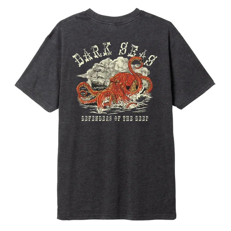 Dark Seas Perilous Tee in Heather Charcoal