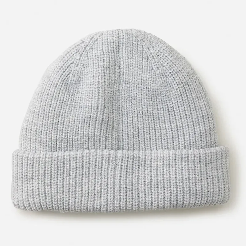 Rip Curl Pill Shallow Beanie in Grey Heather-1