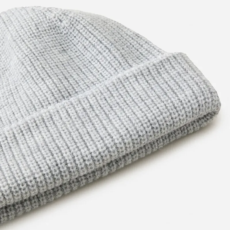 Rip Curl Pill Shallow Beanie in Grey Heather-2