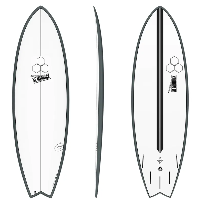 Torq CI PodMod Surfboard with Graphite Rails and Pinline - Futures