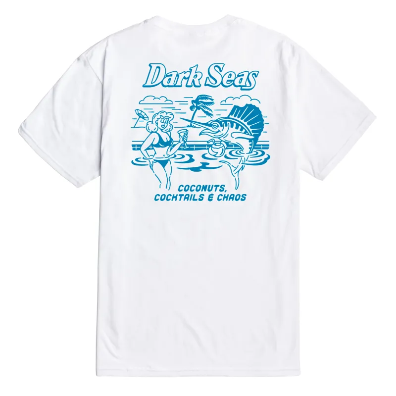 Dark Seas Pool Party Tee in White