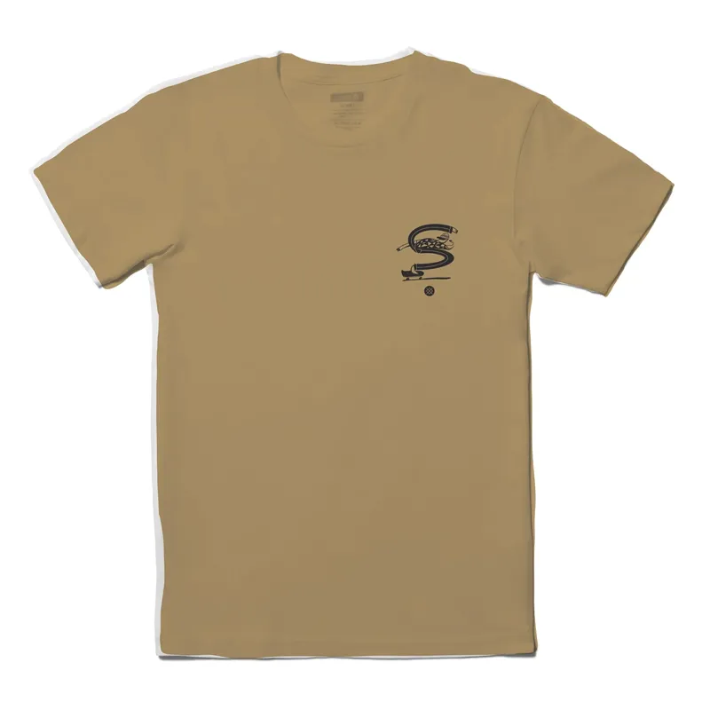 Stance Pounding Pavement Tee in Khaki-1