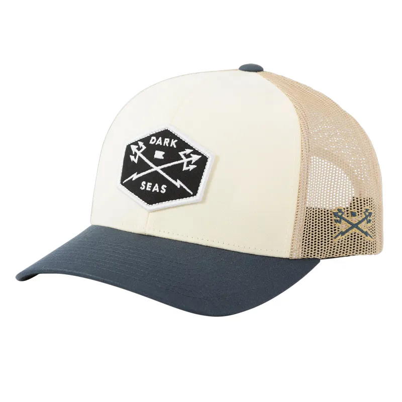 Dark Seas Progress Cap in White/Navy