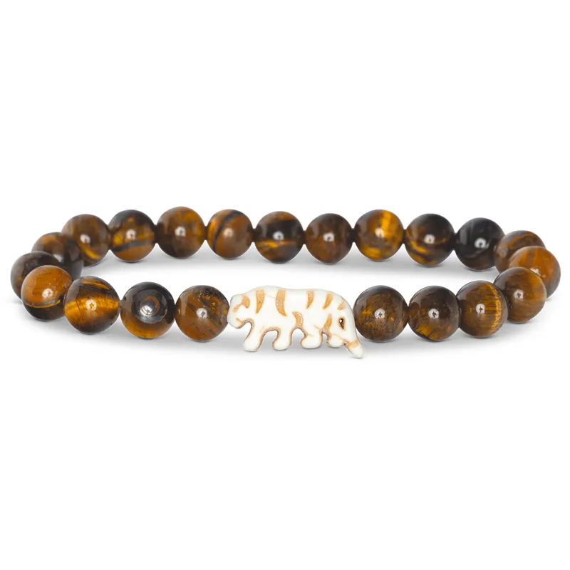 Fahlo The Prowl Tiger Tracking Bracelet in Tigers Eye