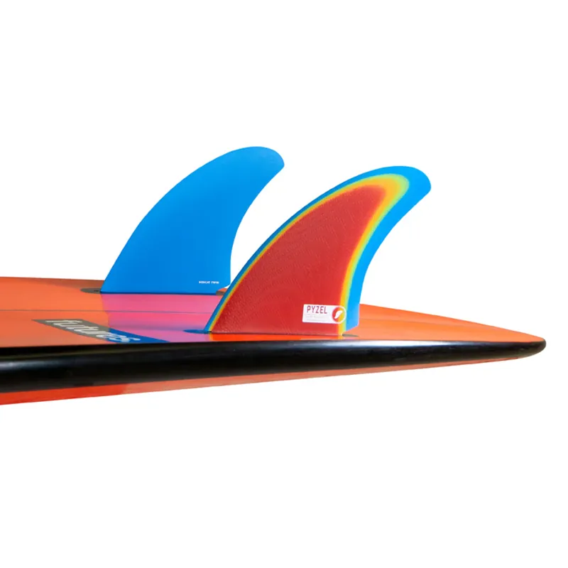 Futures Fins Pyzel Bobcat Fibreglass Rainbow Twin Fin Set-1