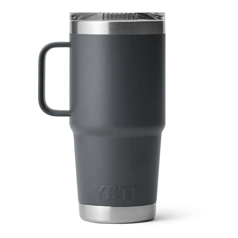 Yeti Rambler 20oz Travel Mug in Charcoal-2