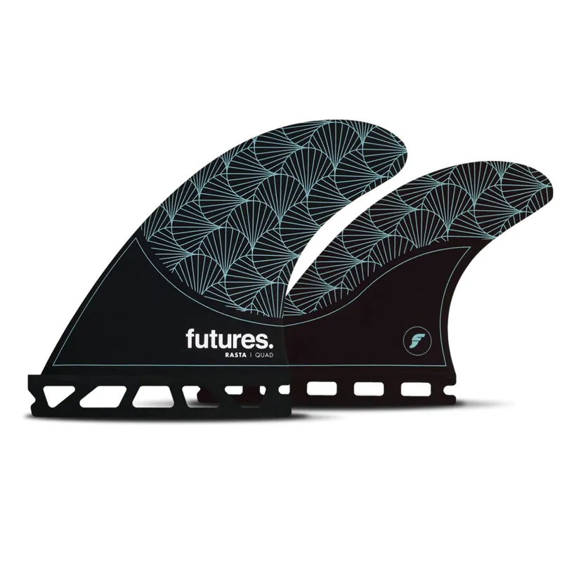 Futures Fins Rasta Honeycomb Quad Fin Set