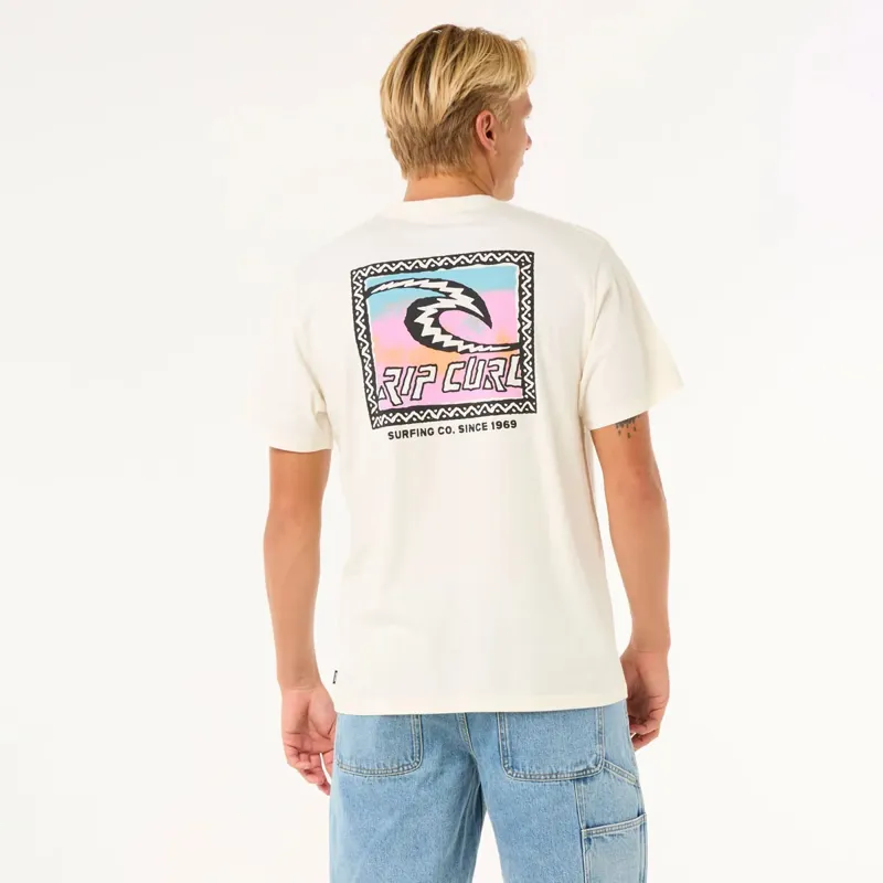 Rip Curl Raw Energy Trad Tee in Bone