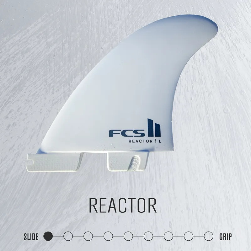 FCS II Reactor White Edition PC Tri Fin Set - Beach Break-4