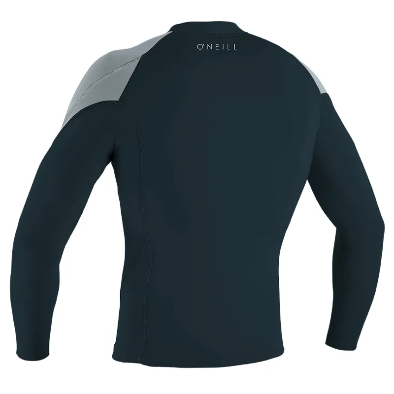 O Neill Reactor 1.5mm Long Sleeve Top in Slate/Cool Grey-1