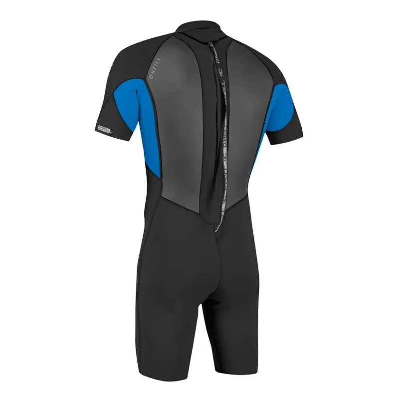 O'Neill Reactor 2mm Back Zip Shorty Wetsuit in Black/Ocean-1