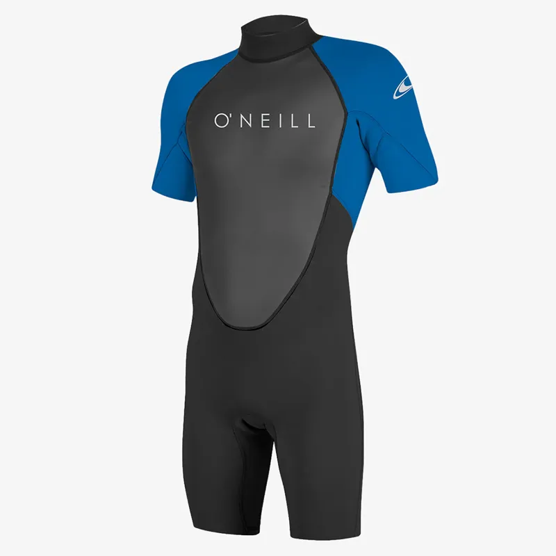 O'Neill Reactor 2026 2mm Back Zip Shorty Wetsuit in Black/Ocean