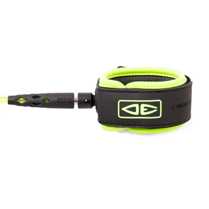 Ocean and Earth Diamond Flex Regular Leash in Lime