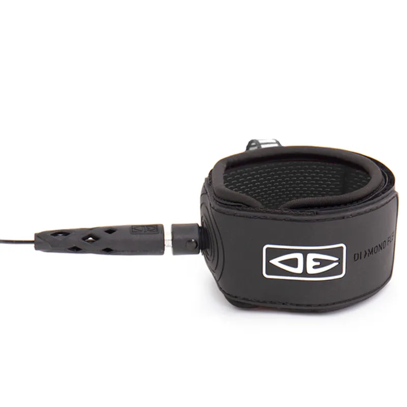 Ocean and Earth Diamond Flex Regular SUP Leash in Black
