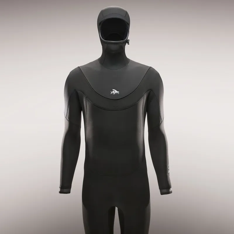 Patagonia Regulator 4/3 Hooded Full Wetsuit in Black-9