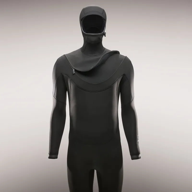 Patagonia Regulator 4/3 Hooded Full Wetsuit in Black-10