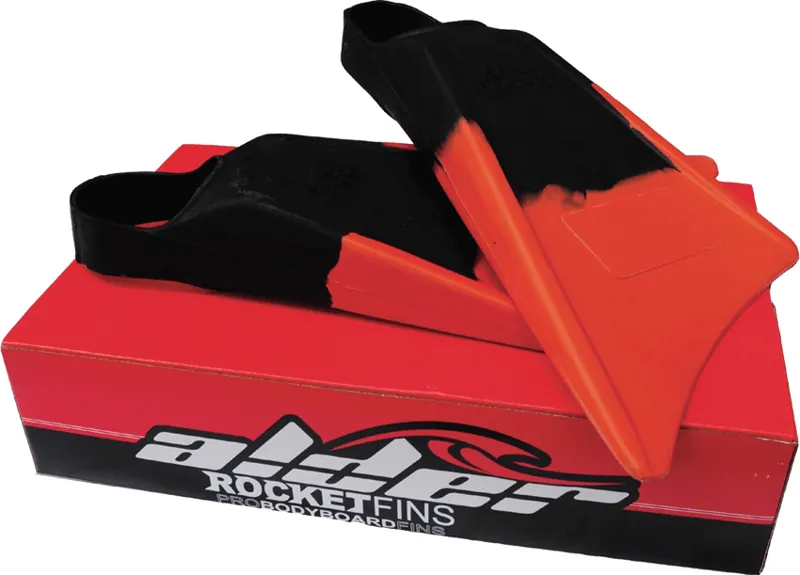 Alder Rocket Swim Fins in Red