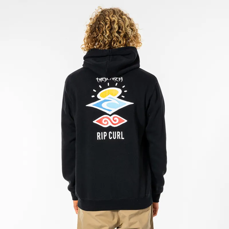 Rip Curl / Search Icon Hoodie / Black-2