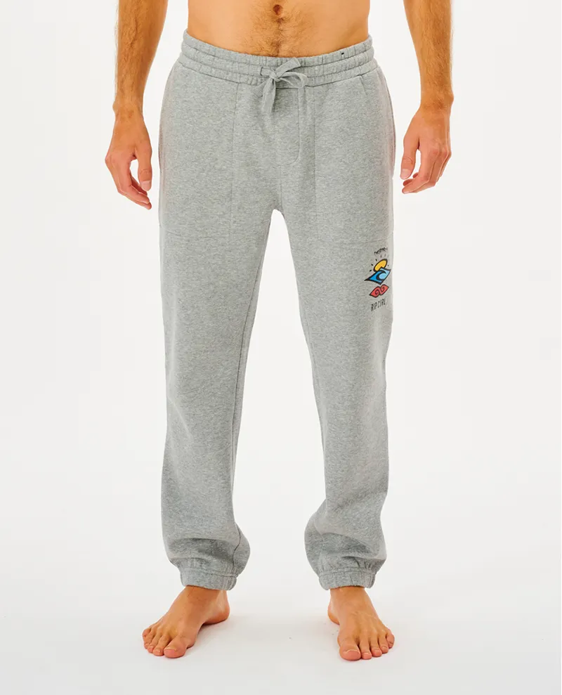 Rip Curl / Search Icon Trackpant / Grey Marle-1
