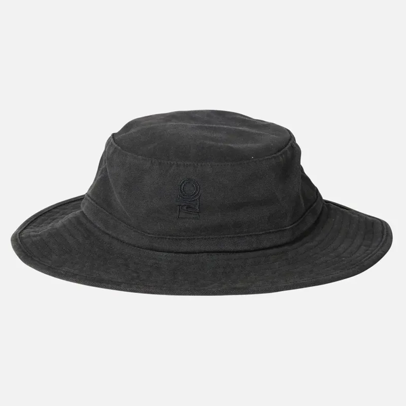 Rip Curl Search Canvas Wide Brim Hat in Black