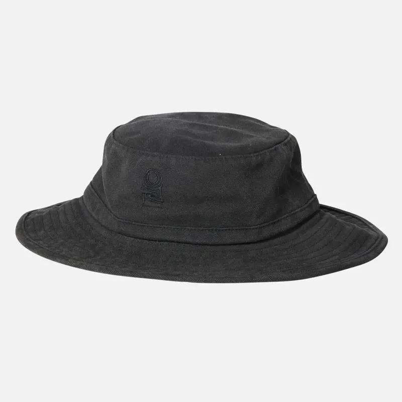 Rip Curl Search Canvas Wide Brim Hat in Black-1