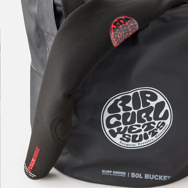 Rip Curl Surf Series 50L Bucket in Black/Grey-4
