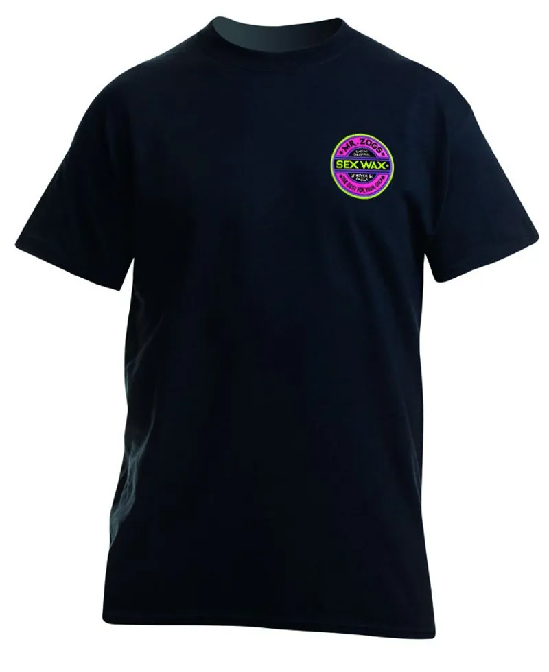 Sexwax Fluro Tee in Black-1