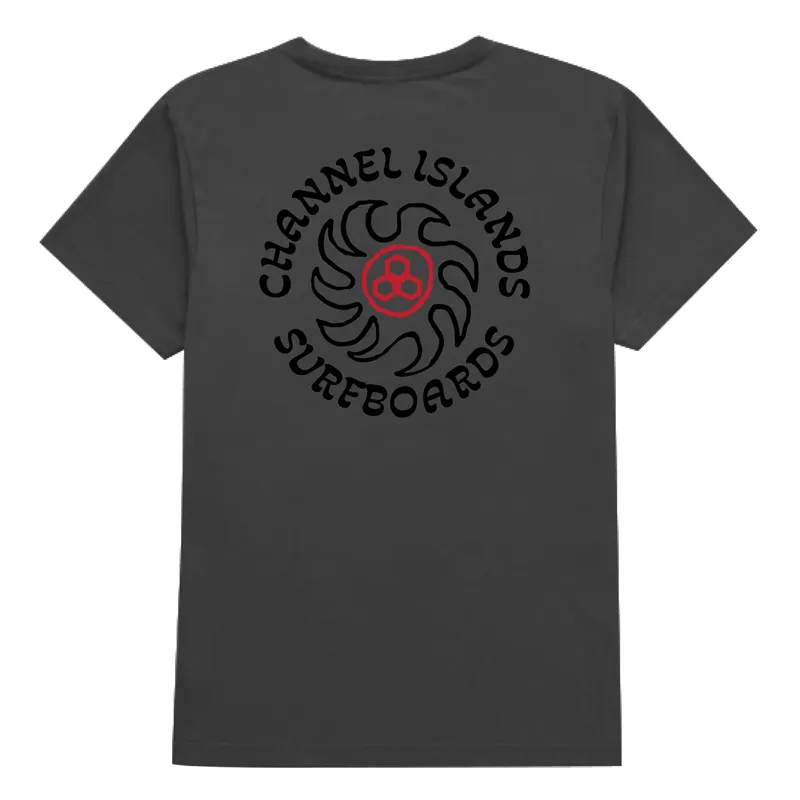 Channel Islands Shine Tee in Charcoal