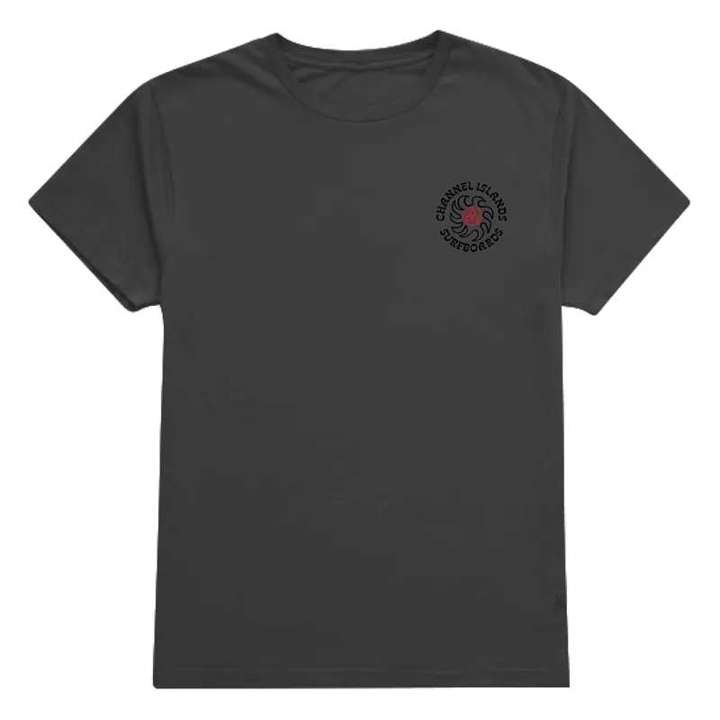 Channel Islands Shine Tee in Charcoal-1