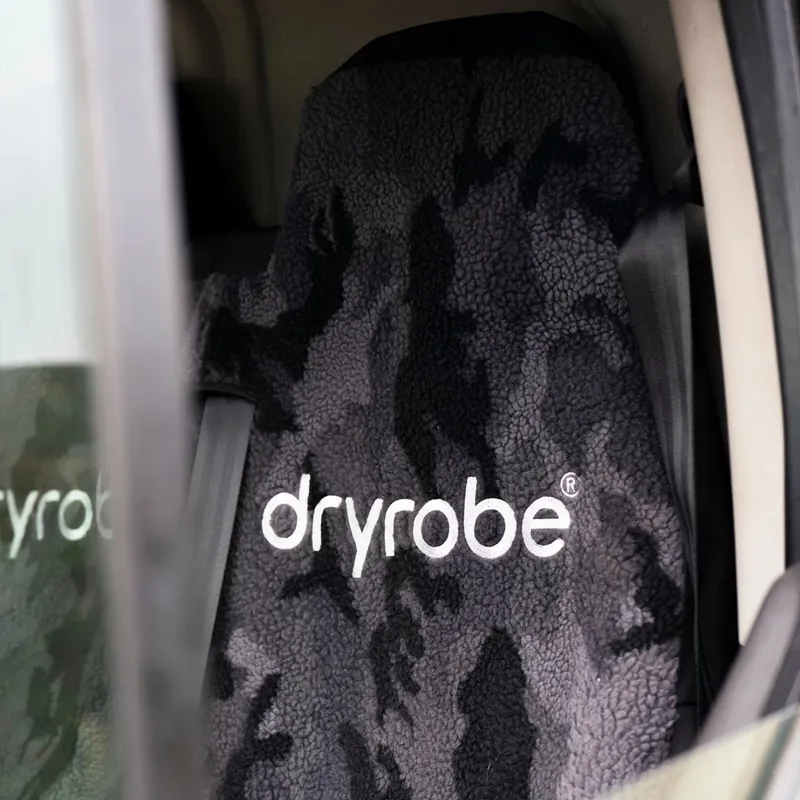 Dryrobe Double Van Seat Cover in Black Camo/Black-3