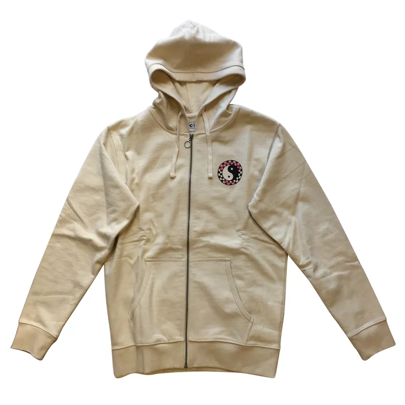 T and C / Skate Logo Hoodie / Cream-1