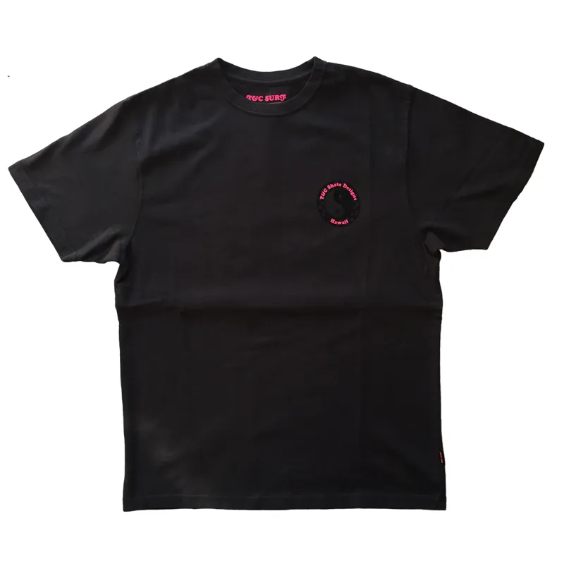 T and C / Skate Logo SS Tee / Black-1