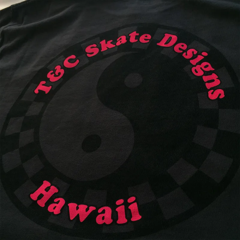 T and C / Skate Logo SS Tee / Black-2