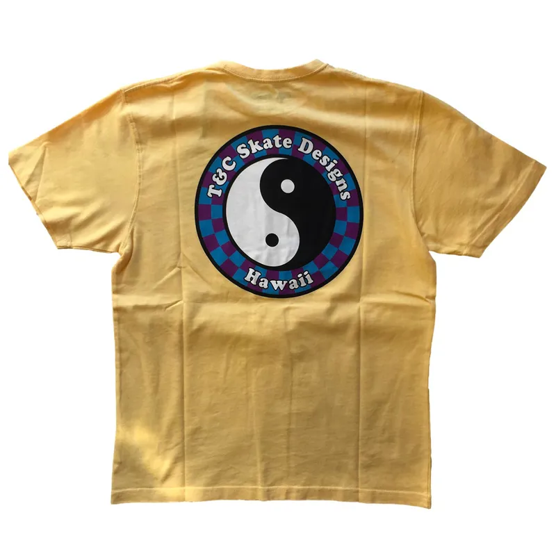 T and C / Skate Logo SS Tee / Yellow