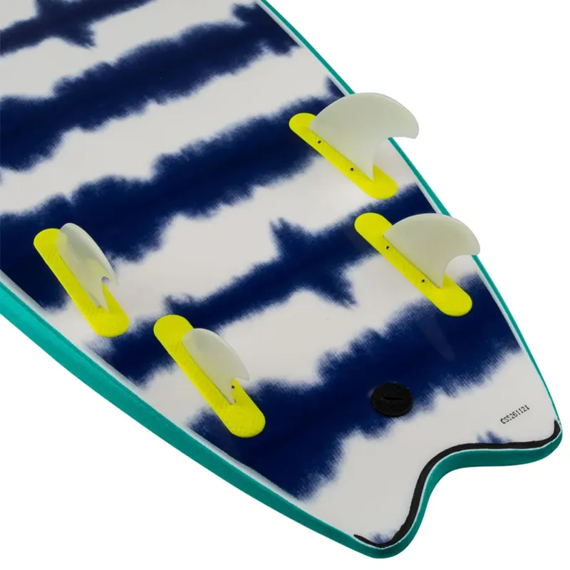 Catch Odysea Skipper Quad Soft Surfboard in Emerald Green-1