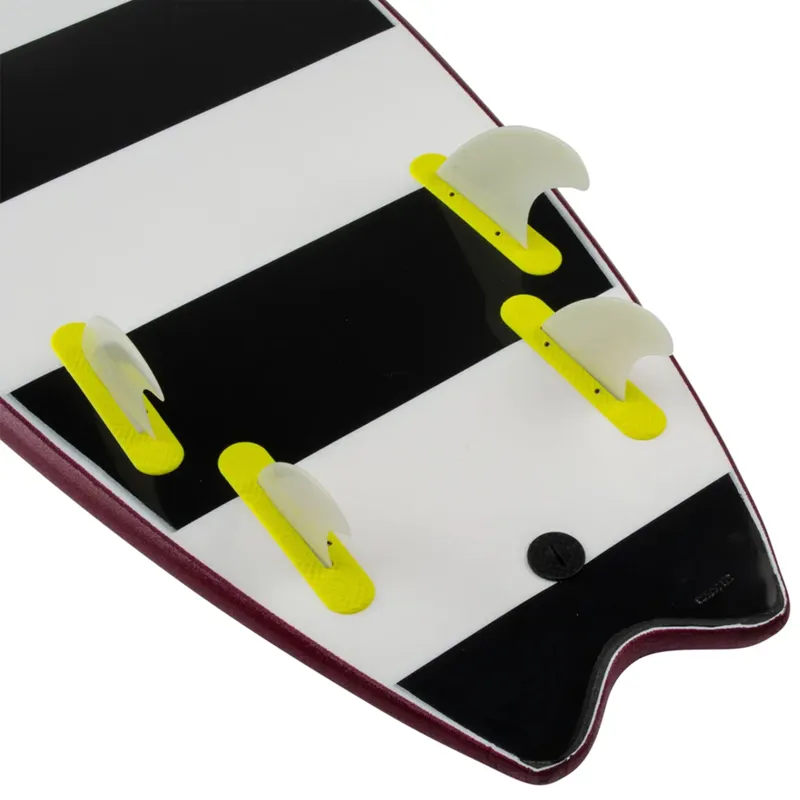 Catch Odysea Skipper Quad Soft Surfboard in Maroon-1