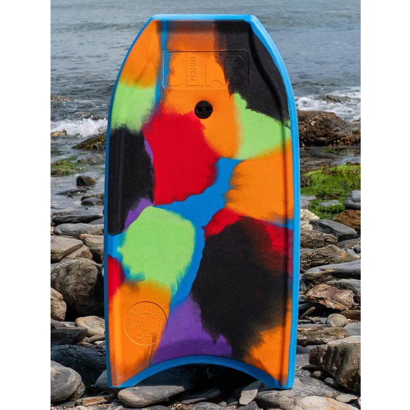 Vision Slab Recycled Bodyboard in Multi/Light Blue - 34in-3