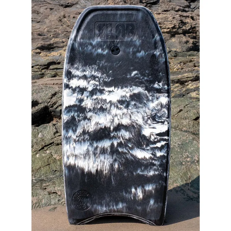 Vision Slab Pro Recycled Bodyboard in Black/White Marble - 42in-3